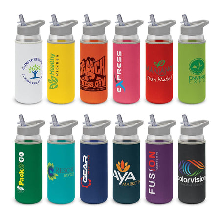 115047 Elixir Glass Bottle Neoprene Sleeve - Full Colour Print