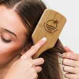 120897 Bamboo Hair Brush - Printed