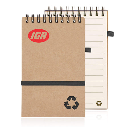 Eco Nature Notepad Spiral Bound Notebook  - Printed